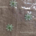 Small Chrysanthemum Sequin Fabric EMB Fabric